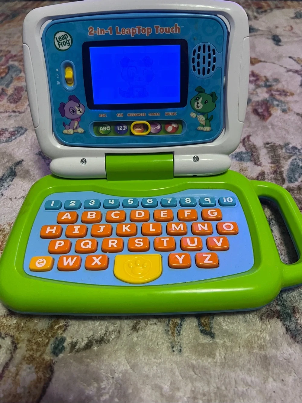 LeapFrog 2-in-1 LeapTop Touch Kids Tablet - Green/White